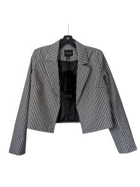 Truth by Republic Gingham Blazer - Black & White Sz 6